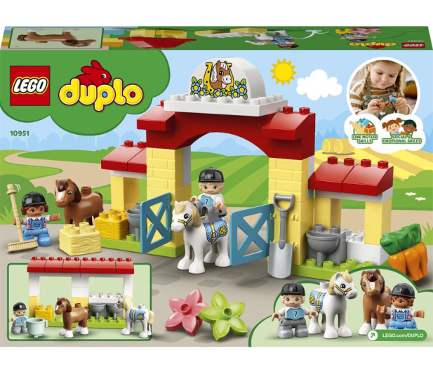 LEGO DUPLO 10951 Stadnina i kucyki - 1015567 - zdjęcie 12